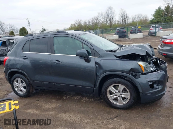 2016 Chevrolet Trax LT with VIN 3GNCJLSB7GL280613, listed as a IAAI auction lot 42017159 with 74,032 mi miles. Bid and sale history available at carsss.com. Image 13.