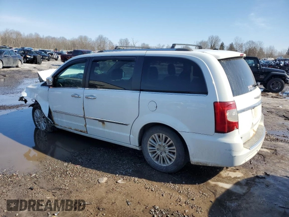 2015 Chrysler Town & Country Limited Platinum with VIN 2C4RC1GG1FR553701, listed as a Copart auction lot 48305755 with 0 mi miles and Salvage Title. Bid and sale history available at carsss.com. Image 2.