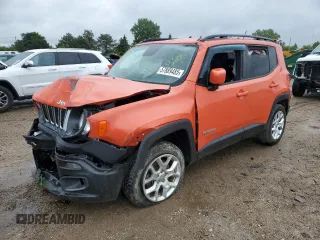 2017 Jeep Renegade Altitude with VIN ZACCJBBB1HPF26468, listed as a Copart auction lot 57889485 with Not provided miles and Salvage title. Bid and sale history available at DreamBid. Image 1.