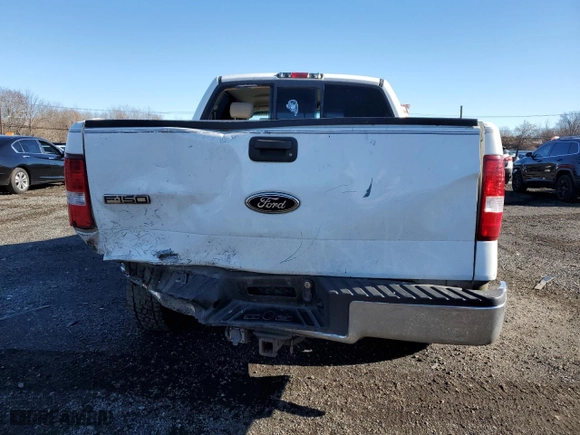 2005 Ford F-150 XLT with VIN 1FTRW12W95FB18114, listed as a Copart auction lot 82008384 with 225,004 mi miles and Salvage Title. Bid and sale history available at carsss.com. Image 6.