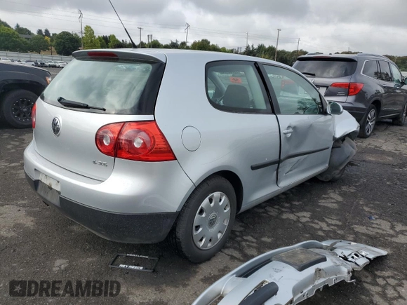 2007 Volkswagen Rabbit z VIN WVWBR71K47W063083, wystawiony jako Copart lot #44718495 z przebiegiem Nie podano mil oraz Szkoda całkowita • Salvage title. Historia ofert i sprzedaży dostępna na DreamBid. Obrazek 3.