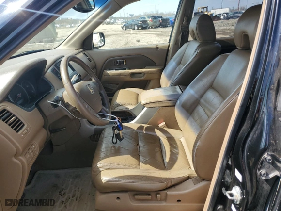 2007 Honda Pilot EX-L with VIN 2HKYF18757H506901, listed as a Copart auction lot 52852195 with 230,908 mi miles and Salvage Title. Bid and sale history available at carsss.com. Image 7.