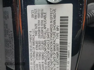 2023 Acura RDX Technology with VIN 5J8TC1H54PL009787, listed as a Copart auction lot 56643025 with 13,003 mi miles and Salvage title. Bid and sale history available at DreamBid. Image 13.