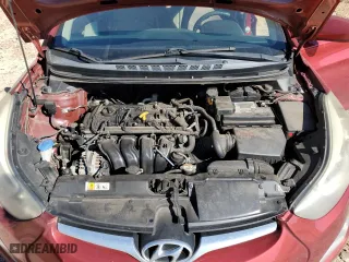 2015 Hyundai Elantra SE with VIN 5NPDH4AE2FH630450, listed as a Copart auction lot 46849155 with 142,731 mi miles and Salvage Title. Bid and sale history available at carsss.com. Image 12.
