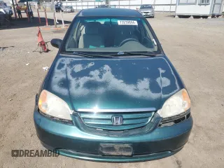 2001 Honda Civic LX with VIN JHMES16541S010074, listed as a Copart auction lot 73239894 with 173,988 mi miles and Salvage Title. Bid and sale history available at carsss.com. Image 5.