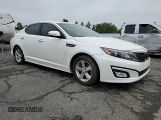 2015 Kia Optima LX z VIN KNAGM4A7XF5646760, wystawiony jako Copart lot #60365405 z przebiegiem 85 291 mil mil oraz Czysty tytuł • Clean title. Historia ofert i sprzedaży dostępna na DreamBid. Obrazek 4.