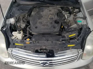2003 Infiniti G35 w/Leather with VIN JNKCV51EX3M314563, listed as a Copart auction lot 72418514 with 218,606 mi miles and Salvage Title. Bid and sale history available at DreamBid. Image 12.
