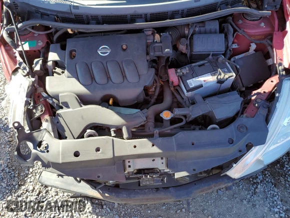 2008 Nissan Versa 1.8 S with VIN 3N1BC13E18L368430, listed as a Copart auction lot 55158295 with 142,363 mi miles and Salvage Title. Bid and sale history available at carsss.com. Image 12.