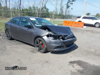 2016 Dodge Dart SXT with VIN 1C3CDFBB9GD516562, listed as a IAAI auction lot 41590885 with 85,311 mi miles. Bid and sale history available at carsss.com. Image 1.