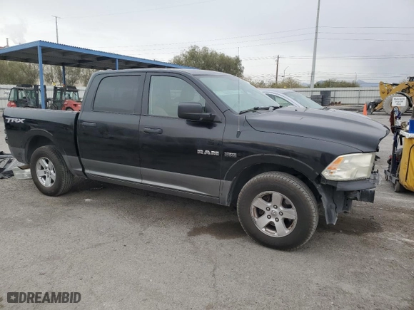 2009 Dodge Ram 1500 Laramie with VIN 1D3HB13T89J504559, listed as a Copart auction lot 82126514 with 152,498 mi miles and Salvage Title. Bid and sale history available at carsss.com. Image 4.