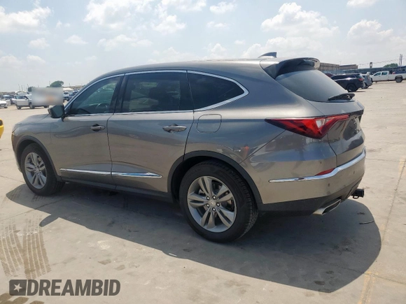 2022 Acura MDX с VIN 5J8YE1H31NL006356, выставлен на аукционе Copart как лот 58054345 с пробегом 35 987 миль миль и Чистый • Clean title. История ставок и продаж доступна на DreamBid. Изображение 2.