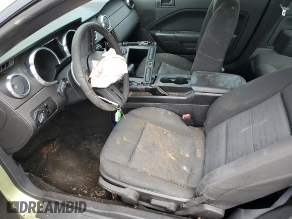 2005 Ford Mustang Deluxe with VIN 1ZVFT80N855113293, listed as a Copart auction lot 59944855 with Not provided miles and Salvage title. Bid and sale history available at DreamBid. Image 7.