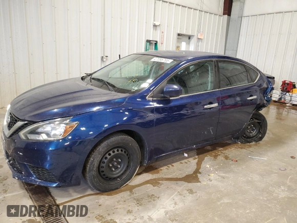 2018 Nissan Sentra S with VIN 3N1AB7AP5JY281466, listed as a Copart auction lot 47086765 with 150,464 mi miles and Non Repairable. Bid and sale history available at carsss.com. Image 1.
