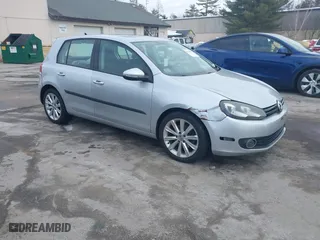2013 Volkswagen Golf TDI with VIN WVWDM7AJ7DW137767, listed as a IAAI auction lot 41548852 with 102,984 mi miles. Bid and sale history available at carsss.com. Image 1.