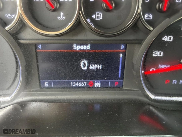 2019 Chevrolet Silverado 1500 LT with VIN 3GCUYDED2KG258404, listed as a Copart auction lot 54062065 with 134,667 mi miles and Clean Title. Bid and sale history available at carsss.com. Image 8.