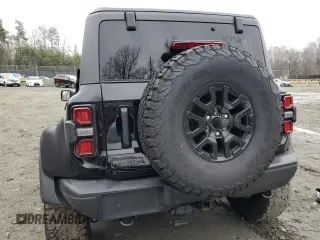 2023 Ford Bronco Raptor with VIN 1FMEE5JR4PLB71484, listed as a Copart auction lot 86353214 with 0 mi miles and Salvage Title. Bid and sale history available at carsss.com. Image 6.