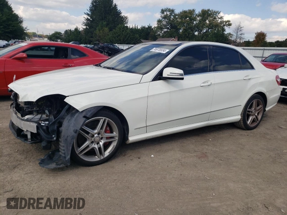 2011 Mercedes-Benz E 550 Luxury with VIN WDDHF9AB3BA444871, listed as a Copart auction lot 74978934 with 186,659 mi miles and Salvage title. Bid and sale history available at DreamBid. Image 1.