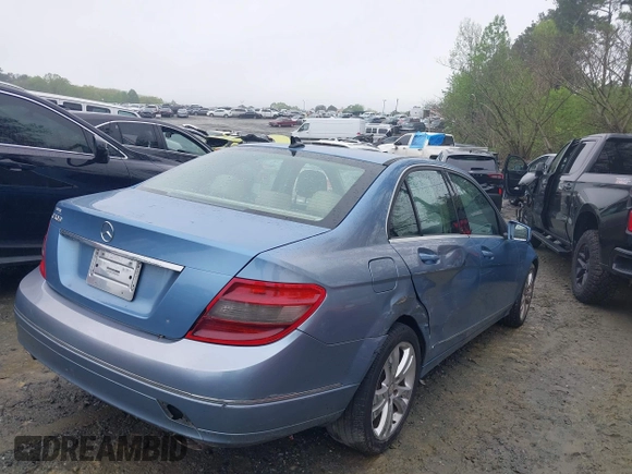 2011 Mercedes-Benz C-Class C 300 Sport with VIN WDDGF5EB3BA503805, listed as a IAAI auction lot 41969092 with 247,023 mi miles. Bid and sale history available at carsss.com. Image 4.