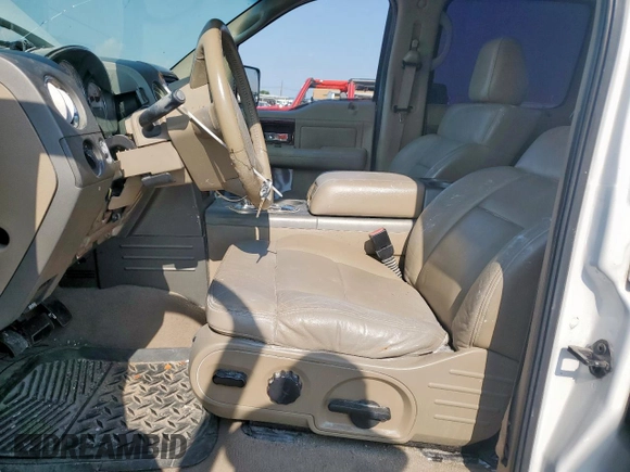 2008 Ford F-150 XLT with VIN 1FTPW12V88FA34563, listed as a Copart auction lot 59134185 with Not provided miles and Clean title. Bid and sale history available at DreamBid. Image 7.