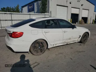 2014 BMW 3 Series GT 328i xDrive with VIN WBA3X5C55ED557500, listed as a Copart auction lot 52669625 with 128,353 mi miles and Salvage Title. Bid and sale history available at carsss.com. Image 3.