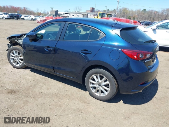 2018 Mazda 3 Sport with VIN 3MZBN1K74JM212289, listed as a IAAI auction lot 42054346 with 56,854 mi miles and . Bid and sale history available at DreamBid. Image 3.