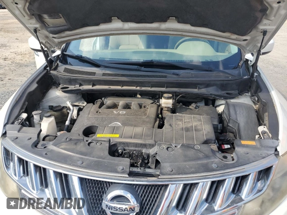 2009 Nissan Murano S with VIN JN8AZ18W79W118408, listed as a Copart auction lot 67536414 with 145,501 mi miles and Salvage Title. Bid and sale history available at DreamBid. Image 11.