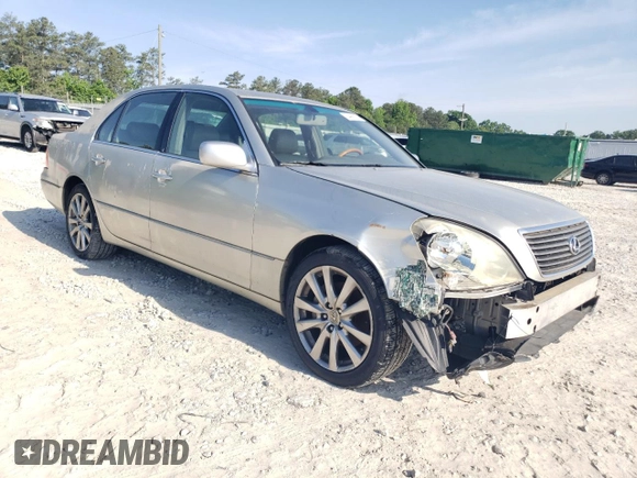 2003 Lexus LS 430 with VIN JTHBN30F330111676, listed as a Copart auction lot 54986205 with 290,388 mi miles and Clean Title. Bid and sale history available at DreamBid. Image 4.
