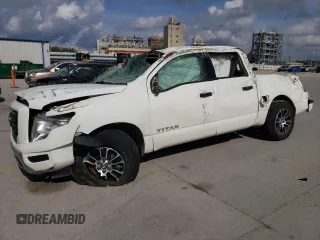 2022 Nissan Titan S с VIN 1N6AA1EE8NN103945, выставлен на аукционе Copart как лот 44641665 с пробегом 44 505 миль миль и На запчасти • Non repairable. История ставок и продаж доступна на DreamBid. Изображение 1.
