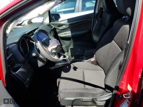 2015 Honda Fit EX-L with VIN 3HGGK5H87FM701108, listed as a Copart auction lot 55536945 with 57,519 mi miles and Salvage title. Bid and sale history available at DreamBid. Image 7.