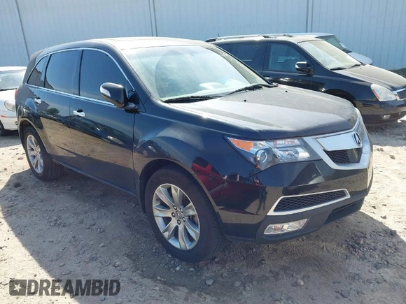 2012 Acura MDX Advance Pkg with VIN 2HNYD2H61CH544366, listed as a IAAI auction lot 41911393 with 1 mi miles. Bid and sale history available at carsss.com. Image 1.