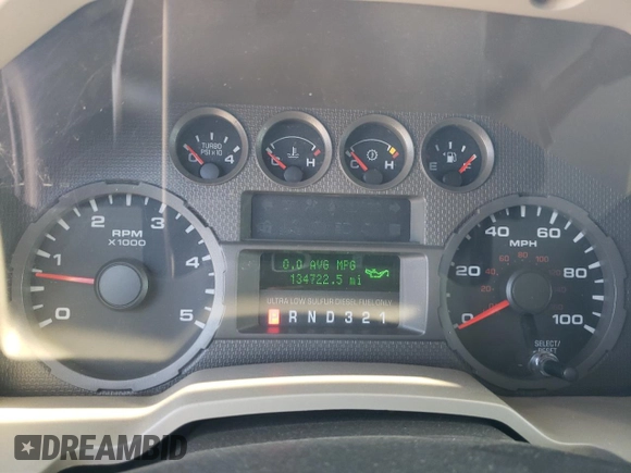 2008 Ford F-550 XL with VIN 1FDAW56R78ED93561, listed as a Copart auction lot 49654555 with 134,722 mi miles and Clean Title. Bid and sale history available at carsss.com. Image 9.
