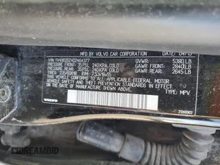 2013 Volvo XC60 T6 с VIN YV4902DZ4D2464377, выставлен на аукционе Copart как лот 49458365 с пробегом Не указан миль и Списание • Salvage title. История ставок и продаж доступна на DreamBid. Изображение 13.