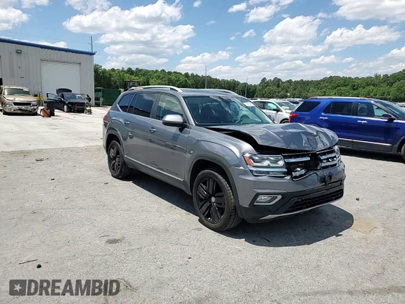 2019 Volkswagen Atlas SEL with VIN 1V2MR2CAXKC569168, listed as a Copart auction lot 55638455 with 86,582 mi miles and Salvage title. Bid and sale history available at DreamBid. Image 14.