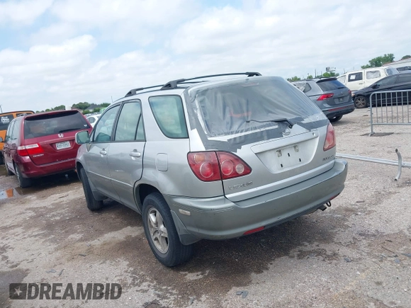 2000 Lexus RX 300 with VIN JT6GF10U2Y0060595, listed as a IAAI auction lot 42079466 with 202,736 mi miles. Bid and sale history available at carsss.com. Image 3.
