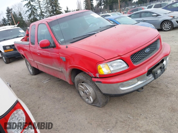 1998 Ford F-150 with VIN 1FTRX18L6WKB01340, listed as a IAAI auction lot 41566198 with 199,223 mi miles and . Bid and sale history available at DreamBid. Image 1.