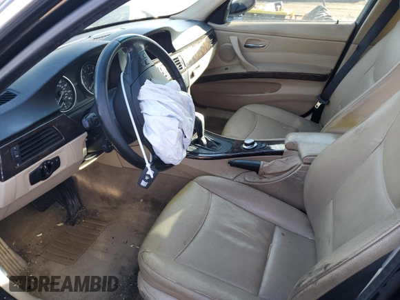 2008 BMW 3 Series 335xi with VIN WBAVD535X8A284173, listed as a Copart auction lot 43446085 with 0 mi miles and Salvage Title. Bid and sale history available at carsss.com. Image 7.