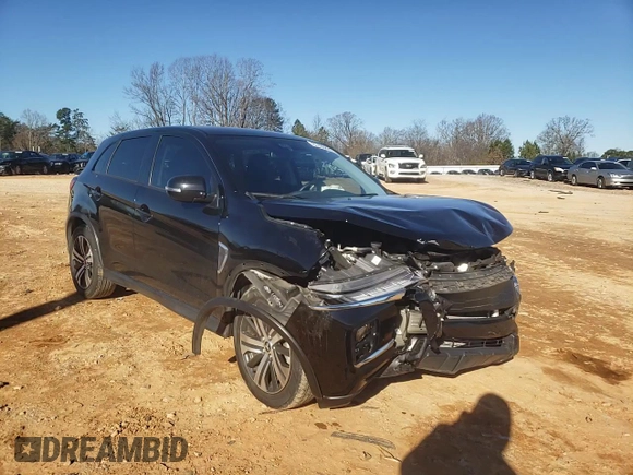 2022 Mitsubishi Outlander Sport ES with VIN JA4ARUAU8NU024060, listed as a Copart auction lot 87435824 with 48,714 mi miles and Salvage Title. Bid and sale history available at carsss.com. Image 10.