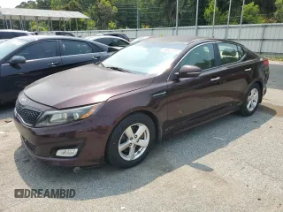 2015 Kia Optima LX z VIN 5XXGM4A77FG489994, wystawiony jako Copart lot #58652275 z przebiegiem 153 264 mil mil oraz Czysty tytuł • Clean title. Historia ofert i sprzedaży dostępna na DreamBid. Obrazek 1.
