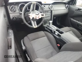 2007 Ford Mustang Deluxe with VIN 1ZVFT84N275312594, listed as a Copart auction lot 81361744 with Not Provided miles and Salvage Title. Bid and sale history available at carsss.com. Image 8.