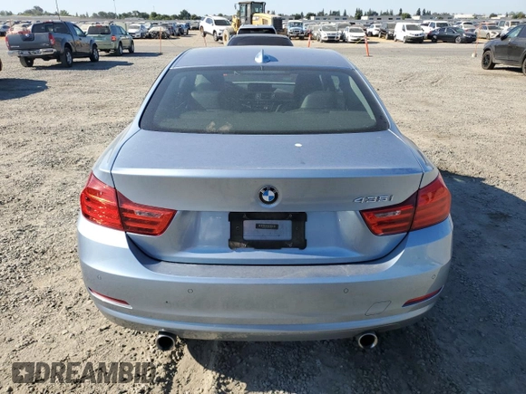 2014 BMW 4 Series 435i with VIN WBA3R1C55EK191486, listed as a Copart auction lot 64141605 with 59,568 mi miles and Salvage title. Bid and sale history available at DreamBid. Image 6.