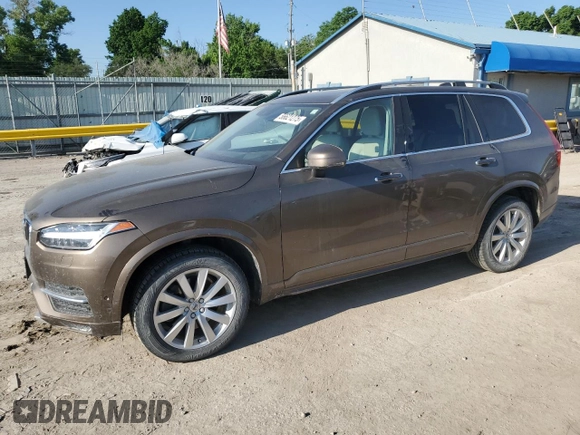 2016 Volvo XC90 T6 Momentum with VIN YV4A22PK0G1070827, listed as a Copart auction lot 56621275 with 70,575 mi miles and Salvage title. Bid and sale history available at DreamBid. Image 1.