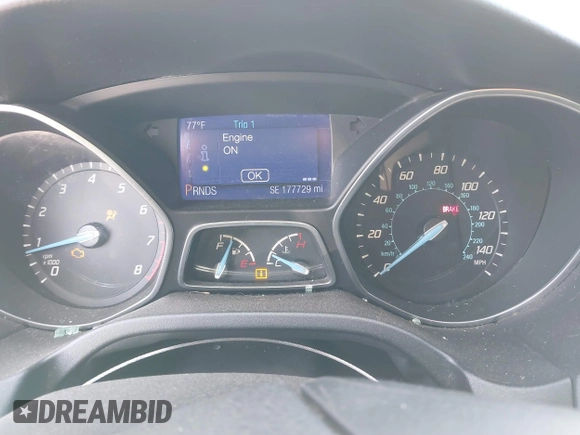 2013 Ford Focus SE with VIN 1FADP3K29DL157601, listed as a IAAI auction lot 41710924 with 177,729 mi miles. Bid and sale history available at carsss.com. Image 7.