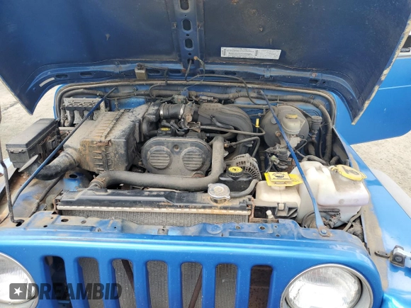2003 Jeep Wrangler SE with VIN 1J4FA291X3P318888, listed as a Copart auction lot 61616535 with Not provided miles and Clean title. Bid and sale history available at DreamBid. Image 11.