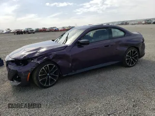 2022 BMW 2 Series M240i xDrive with VIN 3MW53CM08N8C61654, listed as a Copart auction lot 42562323 with 0 mi miles. Bid and sale history available at carsss.com. Image 1.