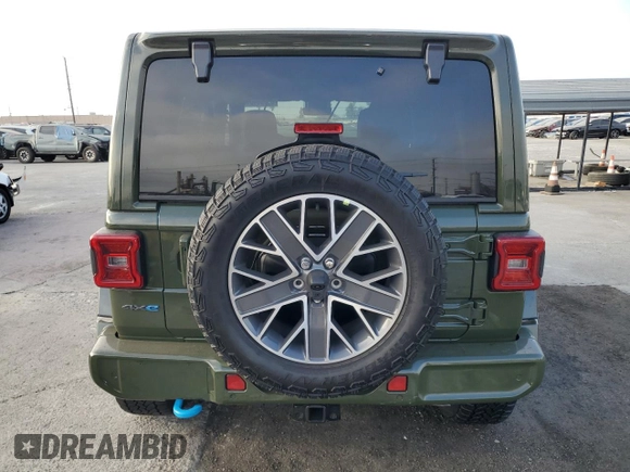 2024 Jeep Wrangler High Altitude z VIN 1C4RJXU68RW152890, wystawiony jako Copart lot #86656484 z przebiegiem 984 mil mil oraz Szkoda całkowita • Salvage title. Historia ofert i sprzedaży dostępna na DreamBid. Obrazek 6.