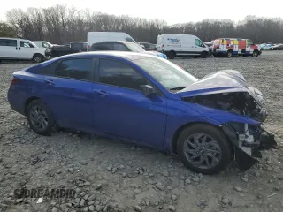 2024 Hyundai Elantra SEL with VIN KMHLM4DG4RU710620, listed as a Copart auction lot 47701365 with 19,745 mi miles and Salvage Title. Bid and sale history available at carsss.com. Image 4.