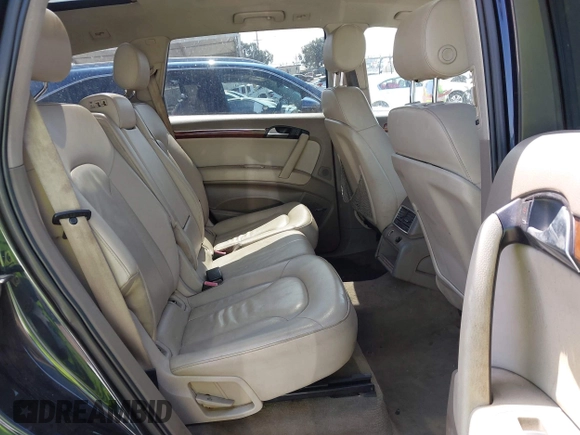 2009 Audi Q7 with VIN WA1AY74LX9D013784, listed as a IAAI auction lot 42551669 with 196,806 mi miles and . Bid and sale history available at DreamBid. Image 8.