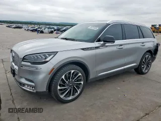 2021 Lincoln Aviator Reserve with VIN 5LM5J7XC8MGL05957, listed as a Copart auction lot 59731835 with 52,788 mi miles and Salvage title. Bid and sale history available at DreamBid. Image 1.