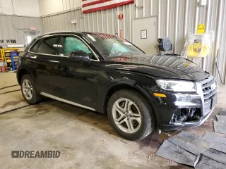 2019 Audi Q5 Premium with VIN WA1ANAFY9K2016496, listed as a Copart auction lot 54860595 with Not provided miles and Clean title. Bid and sale history available at DreamBid. Image 4.