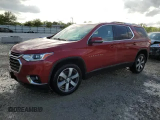 2018 Chevrolet Traverse LT z VIN 1GNEVHKW2JJ167728, wystawiony jako Copart lot #54617705 z przebiegiem 87 774 mil mil oraz Szkoda całkowita • Salvage title. Historia ofert i sprzedaży dostępna na DreamBid. Obrazek 1.